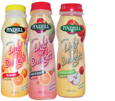 PHD launcheds their juice line 'Light Delights'