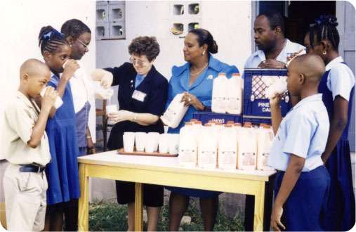 Fresh Milk In Schools