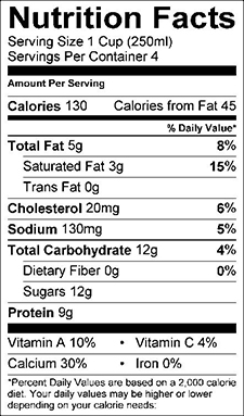 2% Reduced Fat Lactose Free